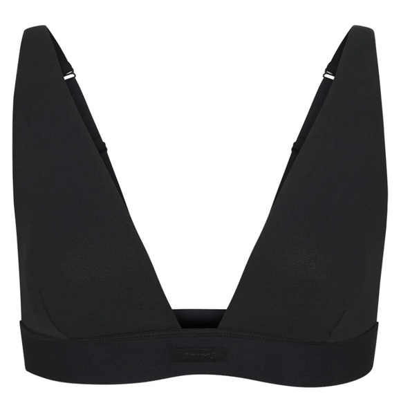 SKIMS COTTON JERSEY PLUNGE BRALETTE - Picture 1 of 2